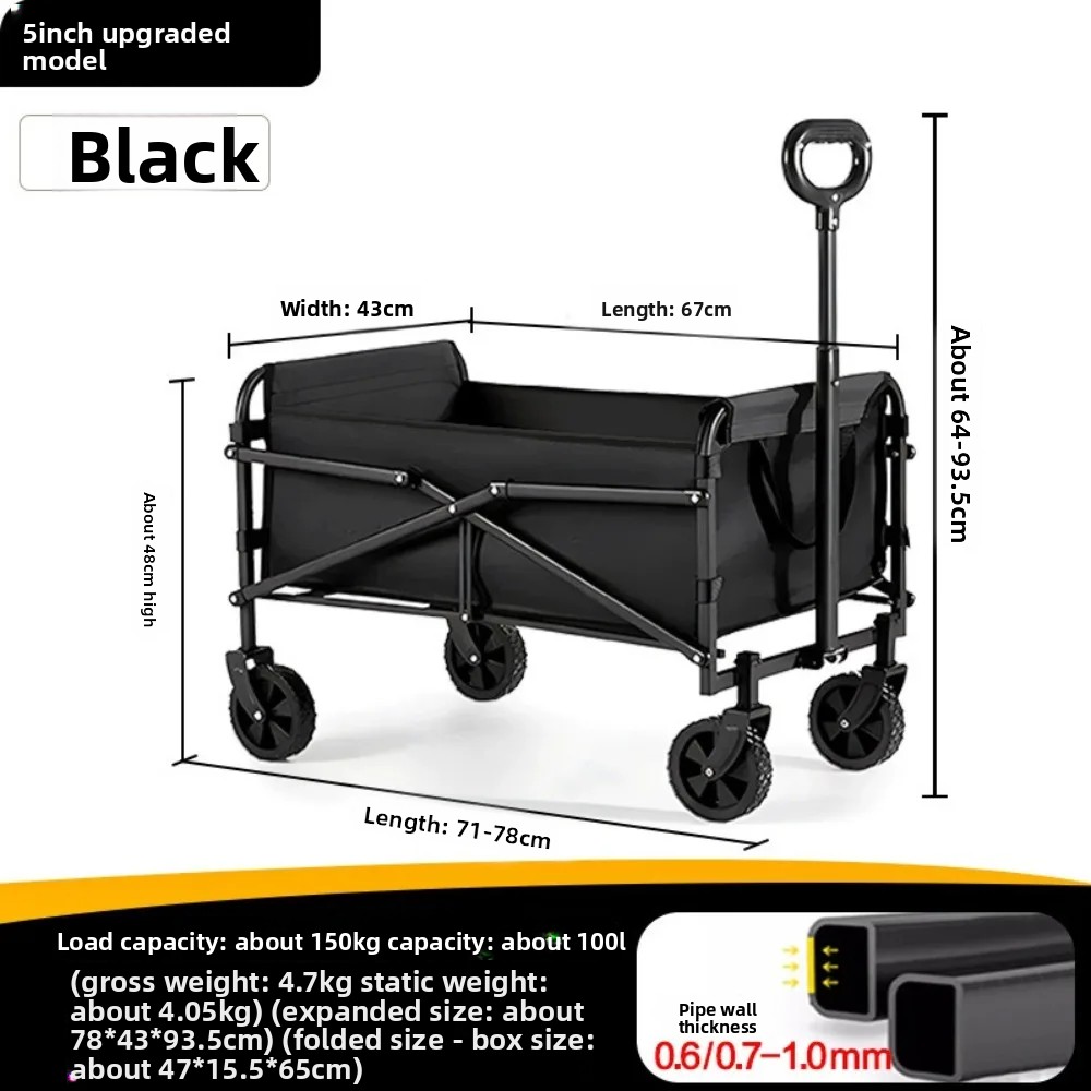 Lightweight Foldable Camping P - đánh giá và giá Outdoor Camping Trolley