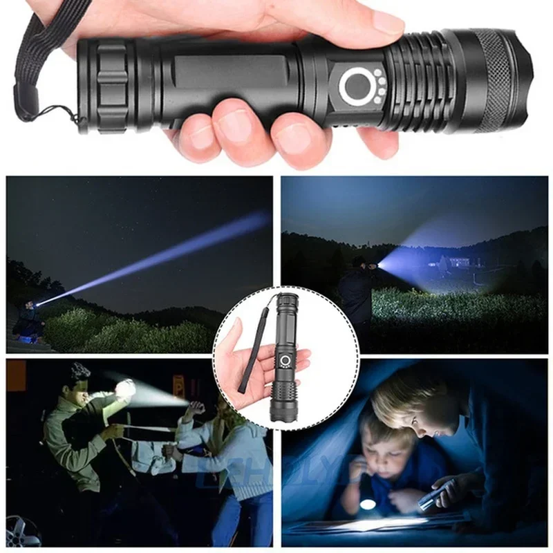 High Power XHP70 Led Flashligh - đánh giá và giá Outdoor Camping Decor