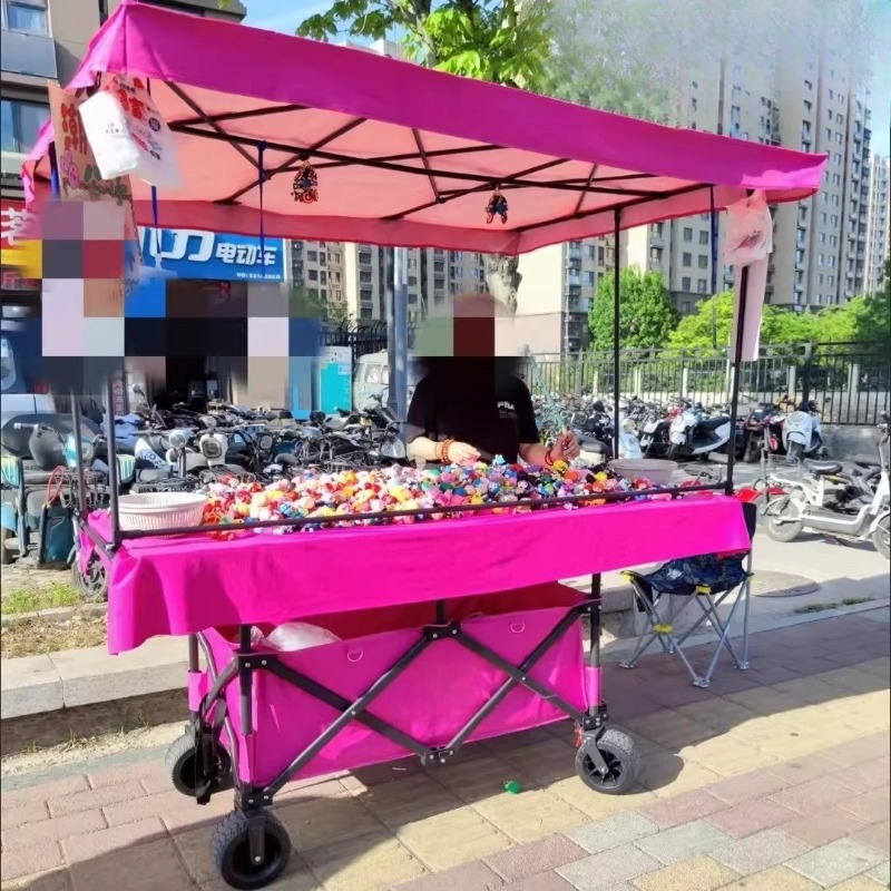Stall Trolley with Large Table - đánh giá và giá Outdoor Camping Trolley